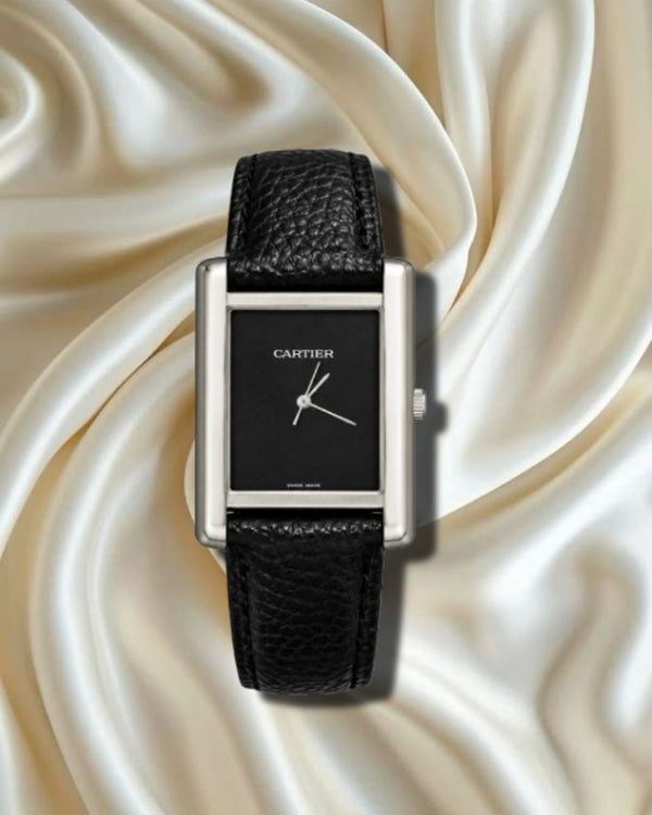 Black Cartier Luxury Watch – Elegant Timeless Design